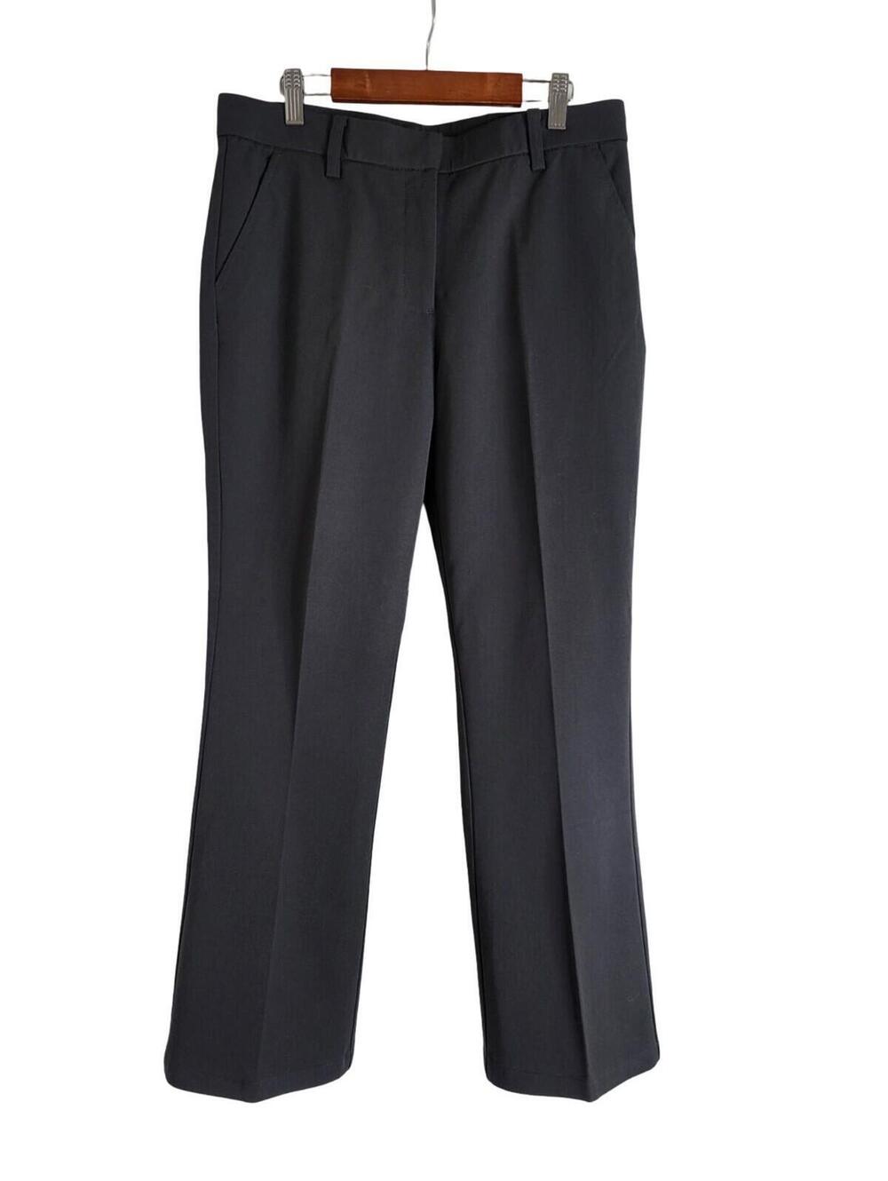Isaac Mizrahi Live Black Trouser Pants Professional Formal Business Wear Sz 8P